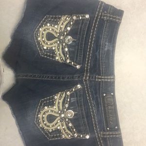 Bling LA Idol Jean shorts